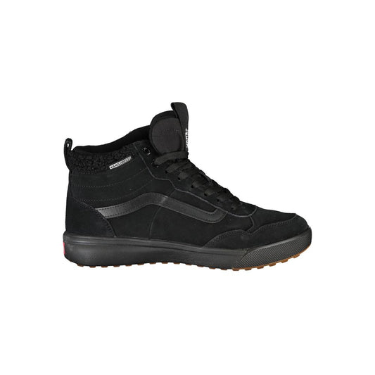 Black Polyester Sneaker