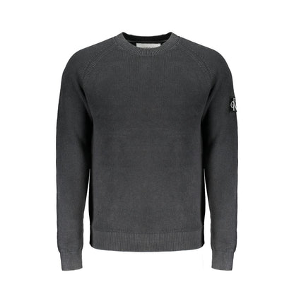 Black Cotton Sweater