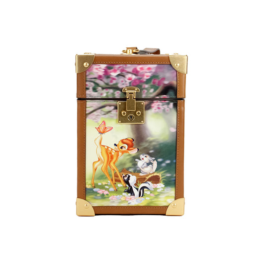 Disney Bambi 3D Trunk Printed PVC Top Handle Clutch Handbag