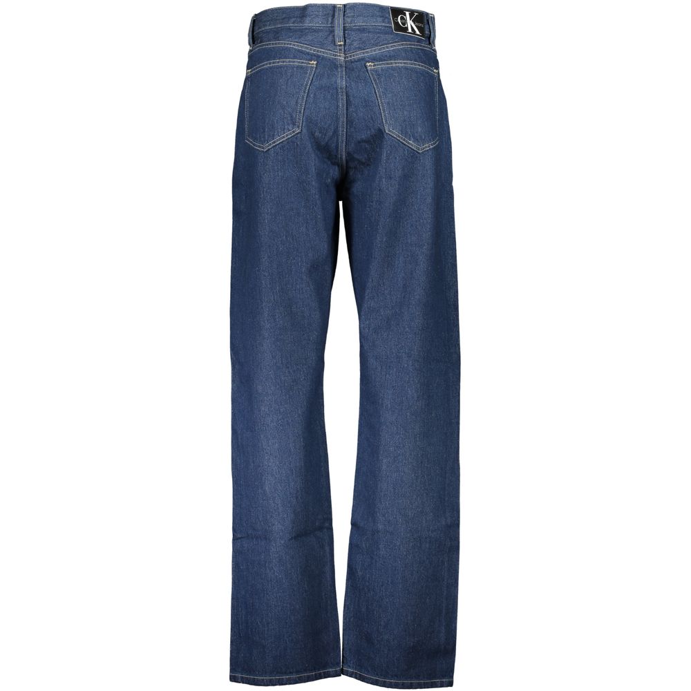 Blue Cotton Jeans & Pant