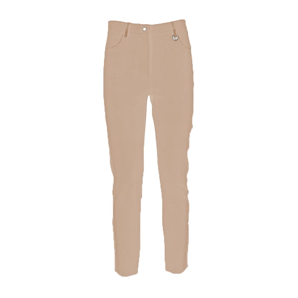 Beige Viscose Jeans & Pant