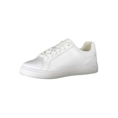 White Polyester Sneaker