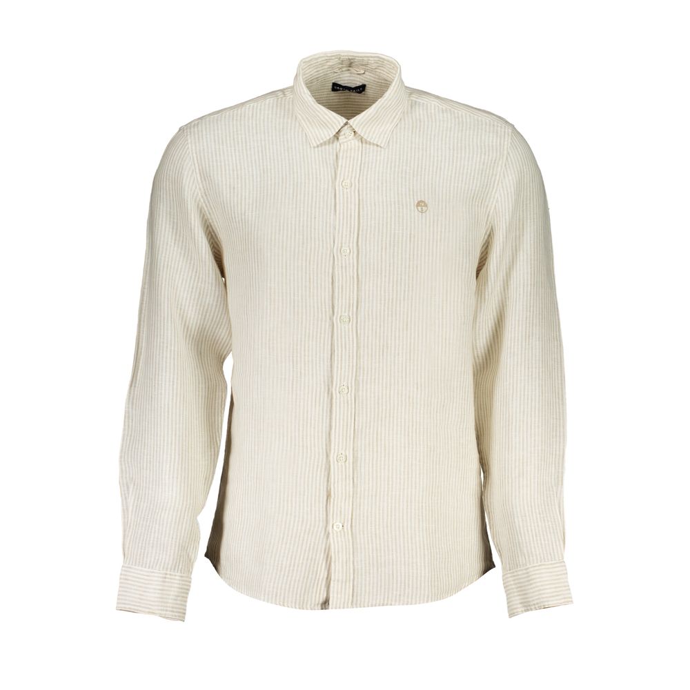 Beige Linen Shirt