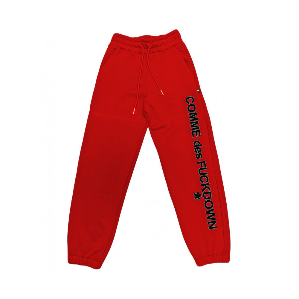 Chic Pink Logo Cotton Sweatpants