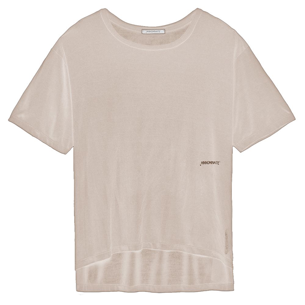 Elegant Oversized Modal Tee with Logo