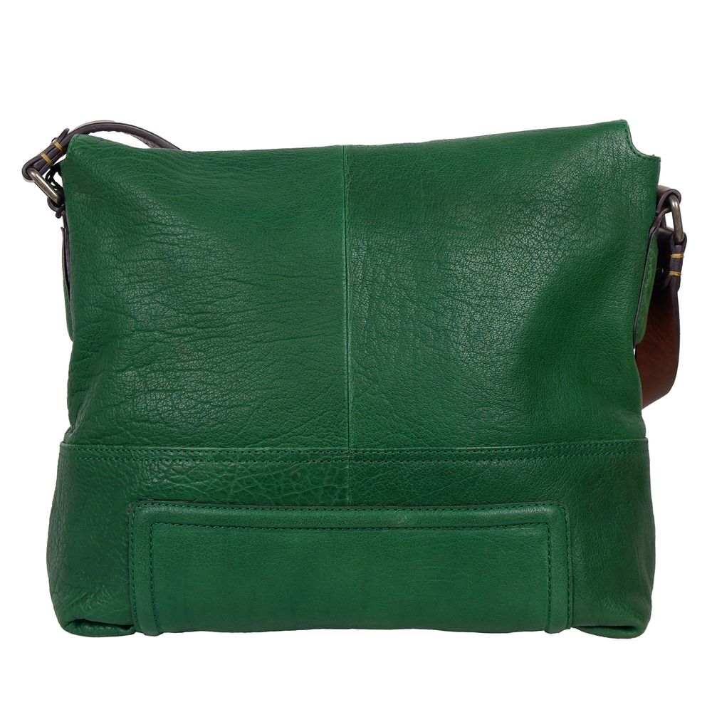 Green Leather Crossbody Bag