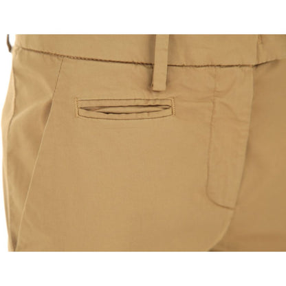 Brown Cotton Jeans & Pant