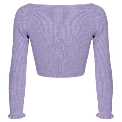 Purple Viscose Sweater