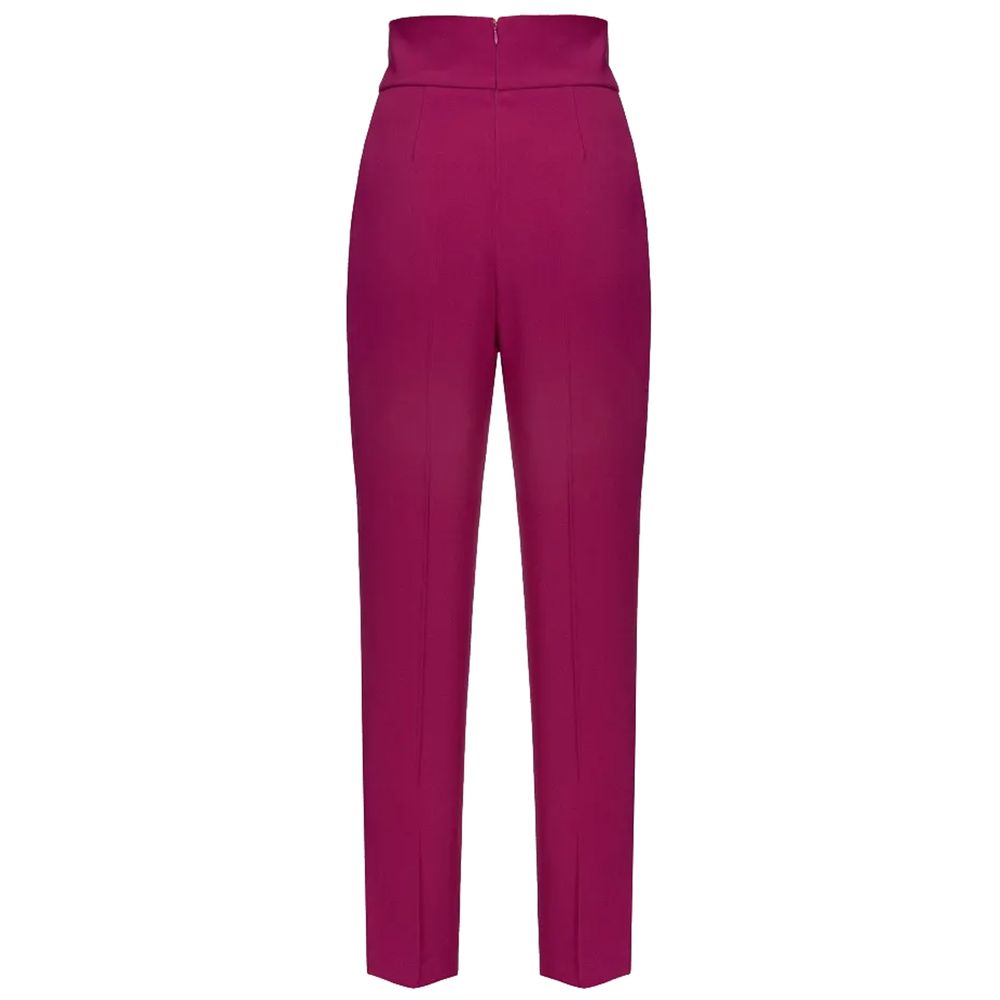 Purple Polyester Jeans & Pant