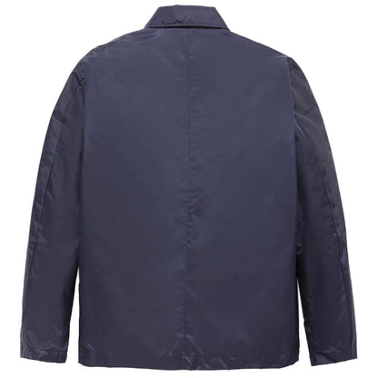 Blue Polyamide Men Jacket