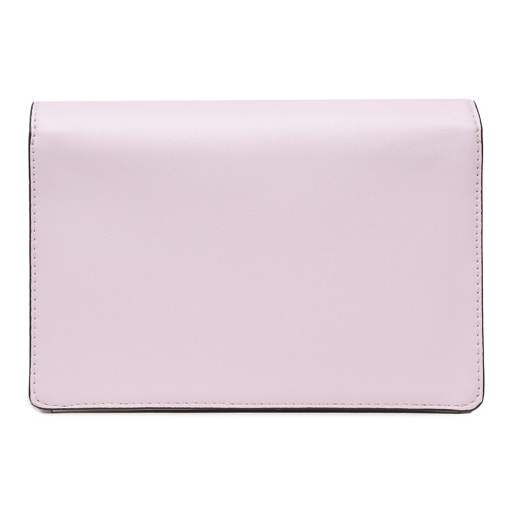 Chic Faux Leather Shoulder Bag in Pink