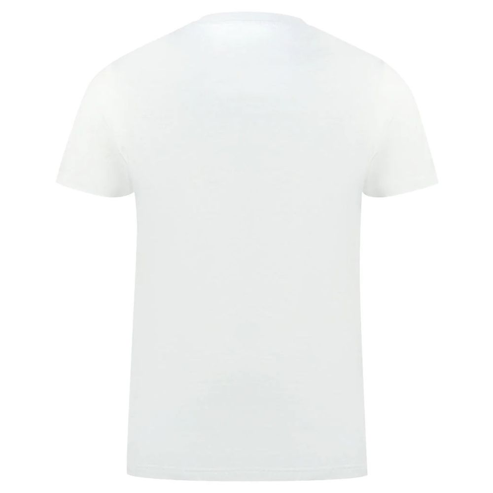 White Cotton Men T-Shirt