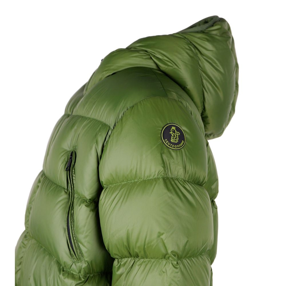 Elegant Long Nylon Down Jacket