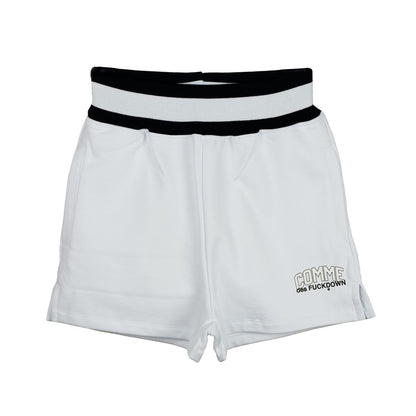 White Cotton Women's Short