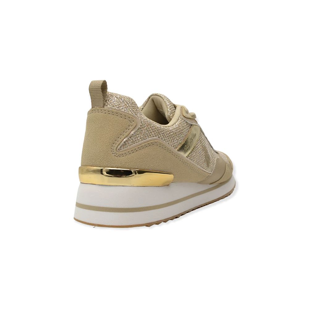 Beige Eco Fabric Women Sneaker