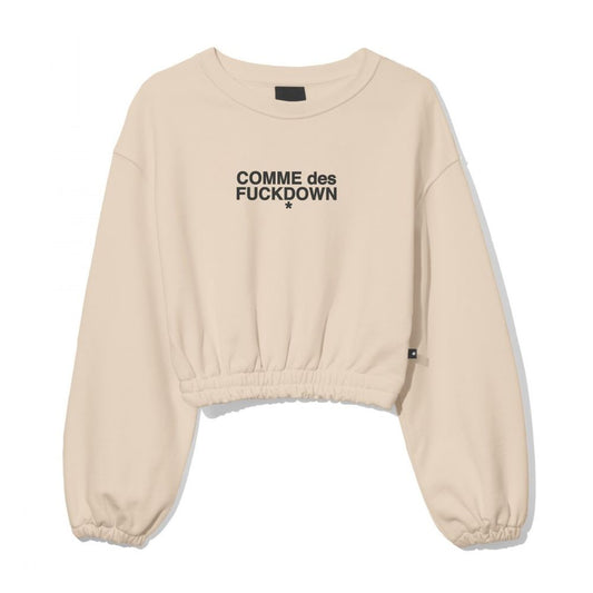 Beige Cotton Women Sweater