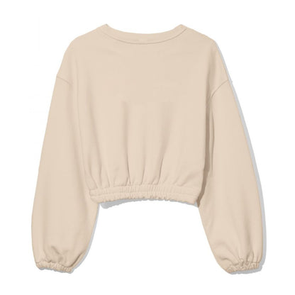 Beige Cotton Women Sweater