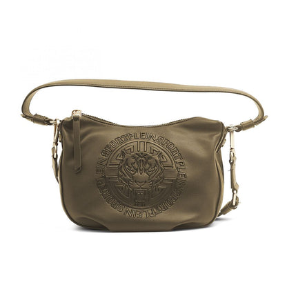 Green Polyethylene Women Crossbody Bag