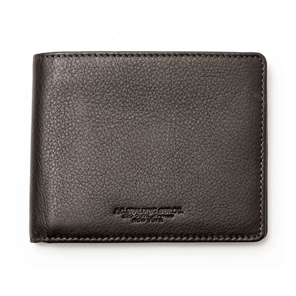 Brown Calfskin Men Wallet