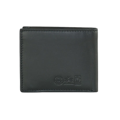 Black Calfskin Men Wallet