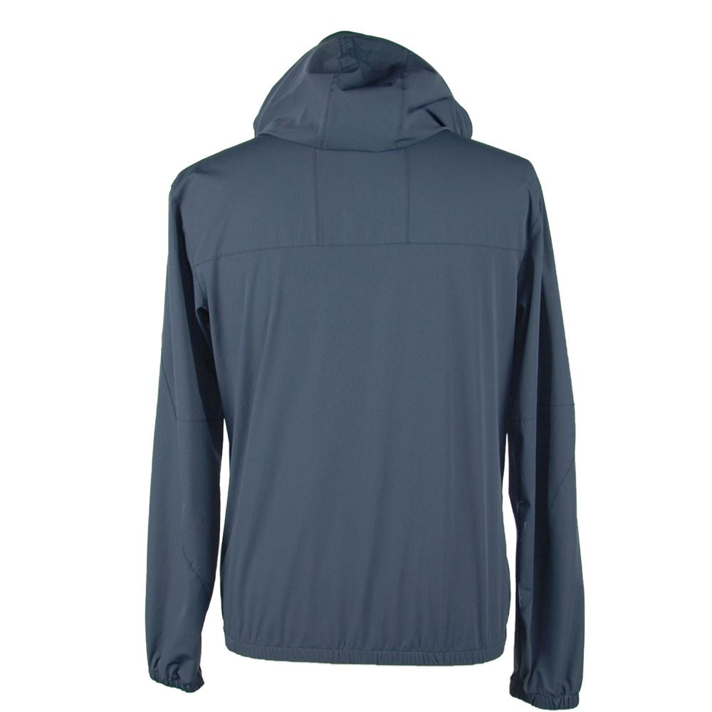 Blue Synthetic Men's Jacket