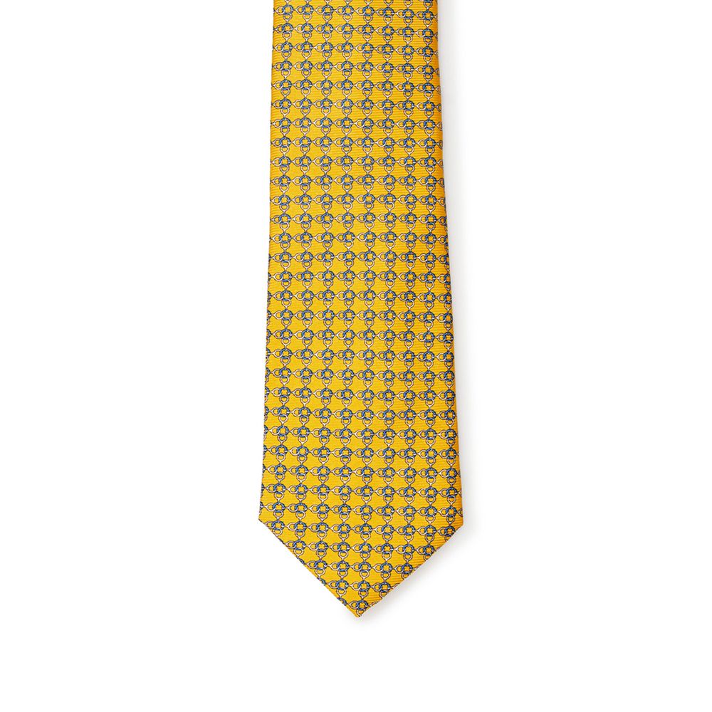 Elegant Multicolor Silk Men's Tie