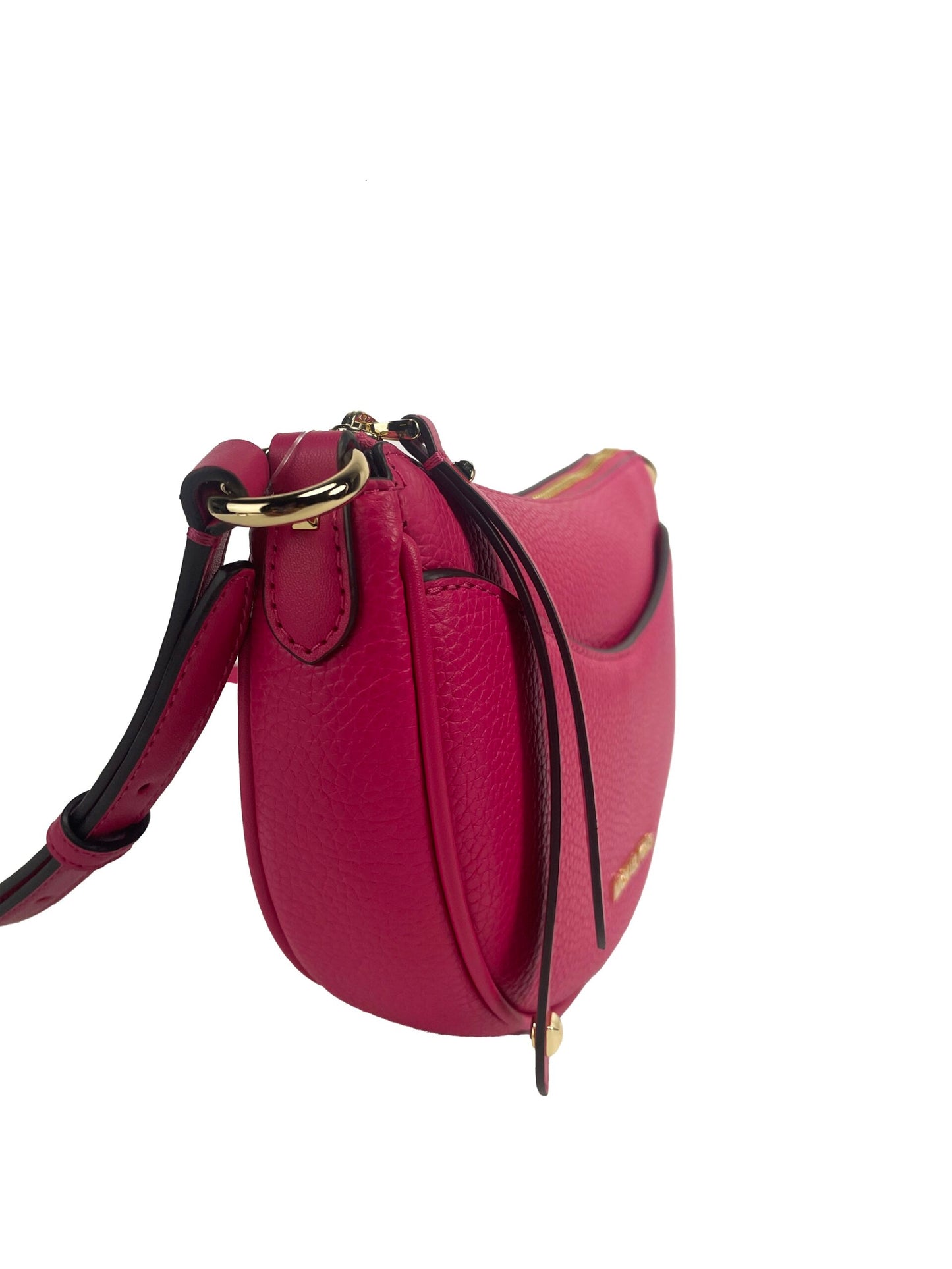 Dover Small Pink Half Moon Crossbody Bag Purse