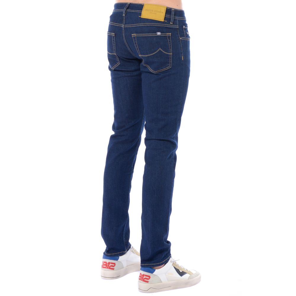 Blue Cotton Men Jeans