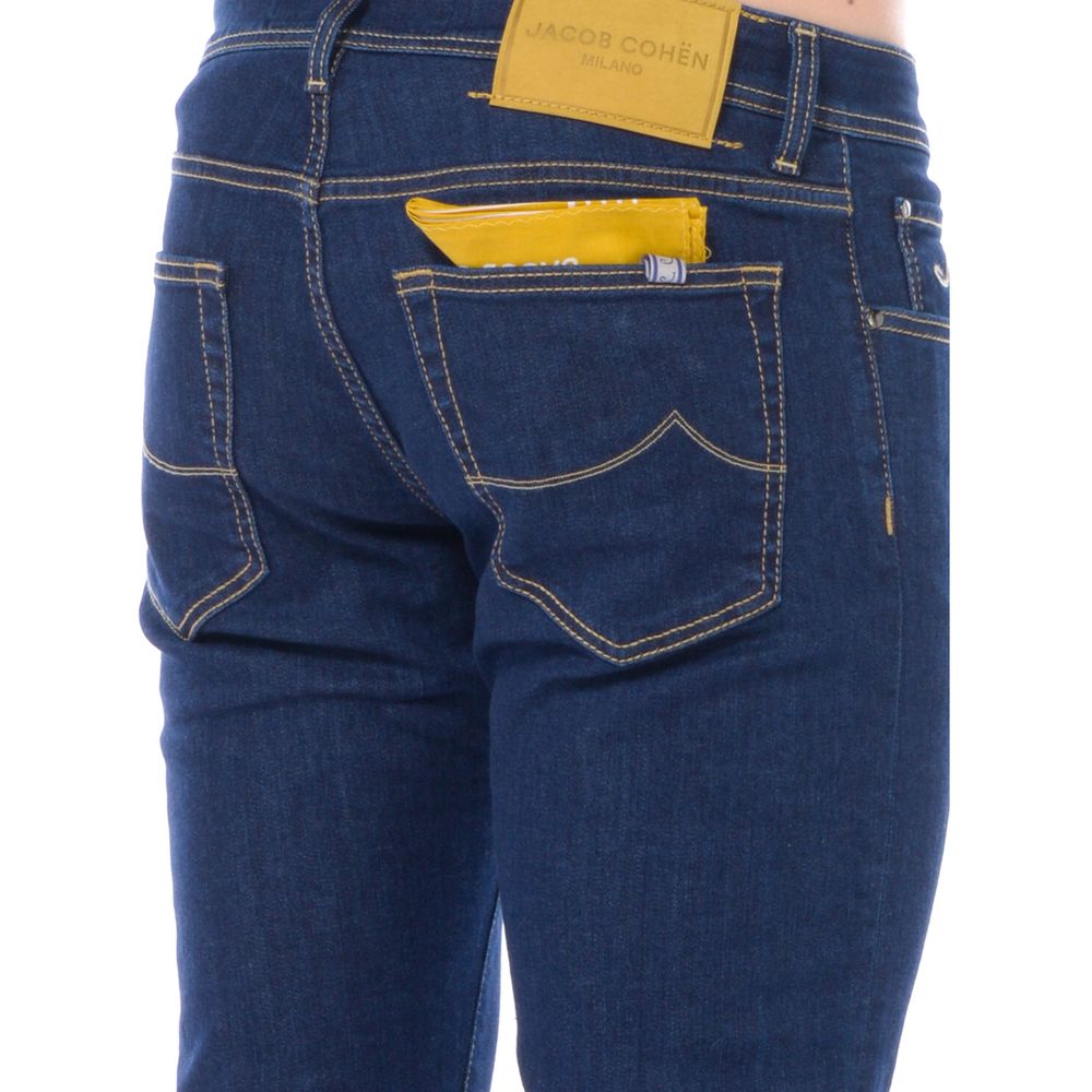 Blue Cotton Men Jeans