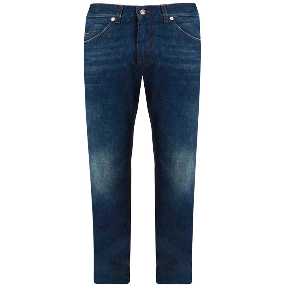 Blue Cotton Jeans & Pant