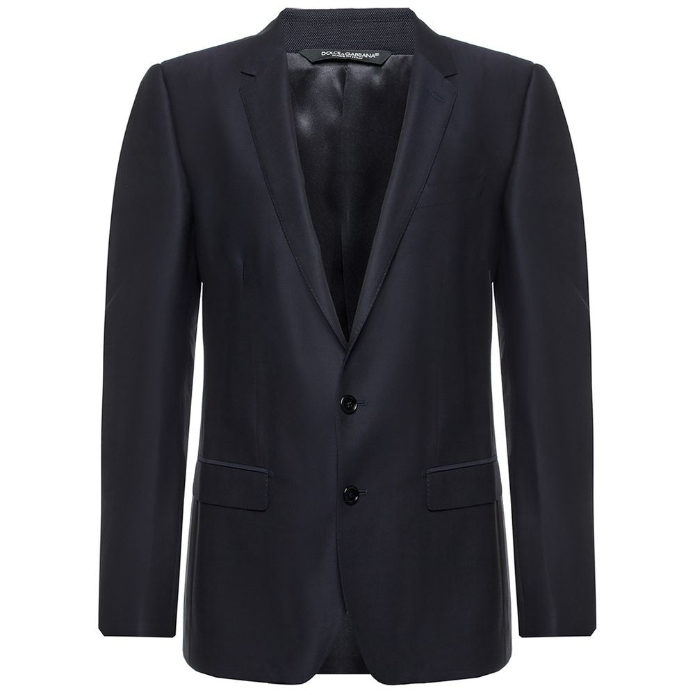 Blue Wool Vergine Suit