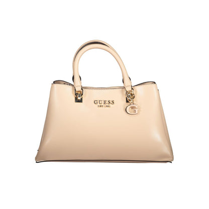 Beige Polyethylene Handbag