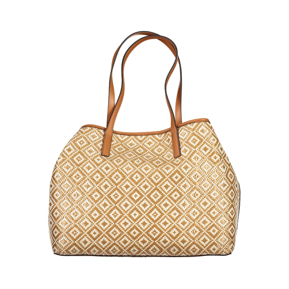 Beige Polyethylene Handbag