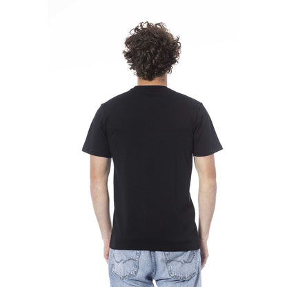 Black Cotton Men TShirt