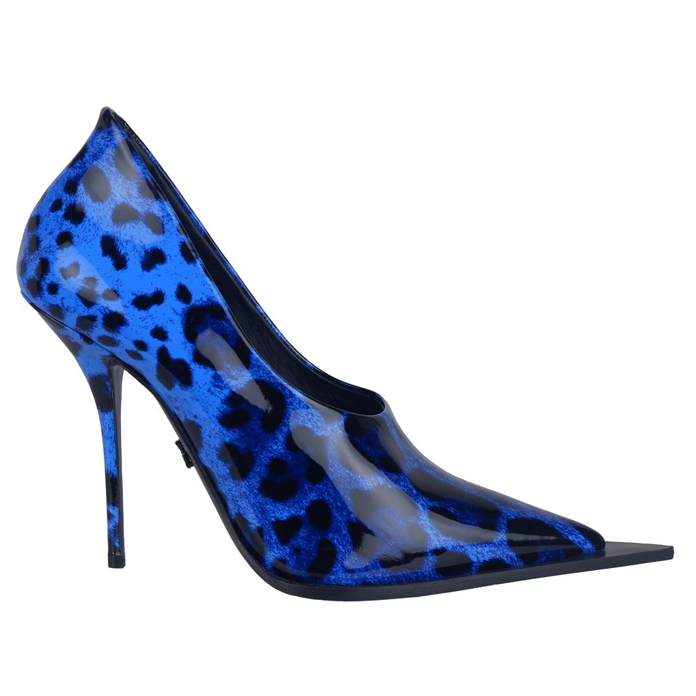 Blue Leather Di Calfskin Pump