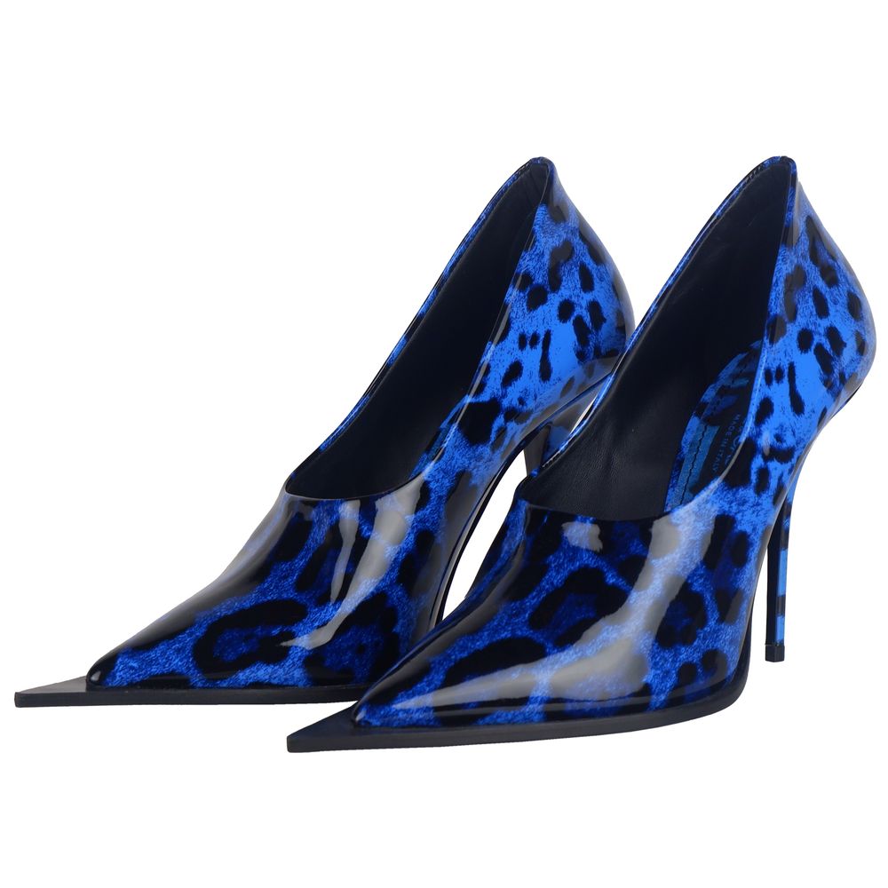 Blue Leather Di Calfskin Pump