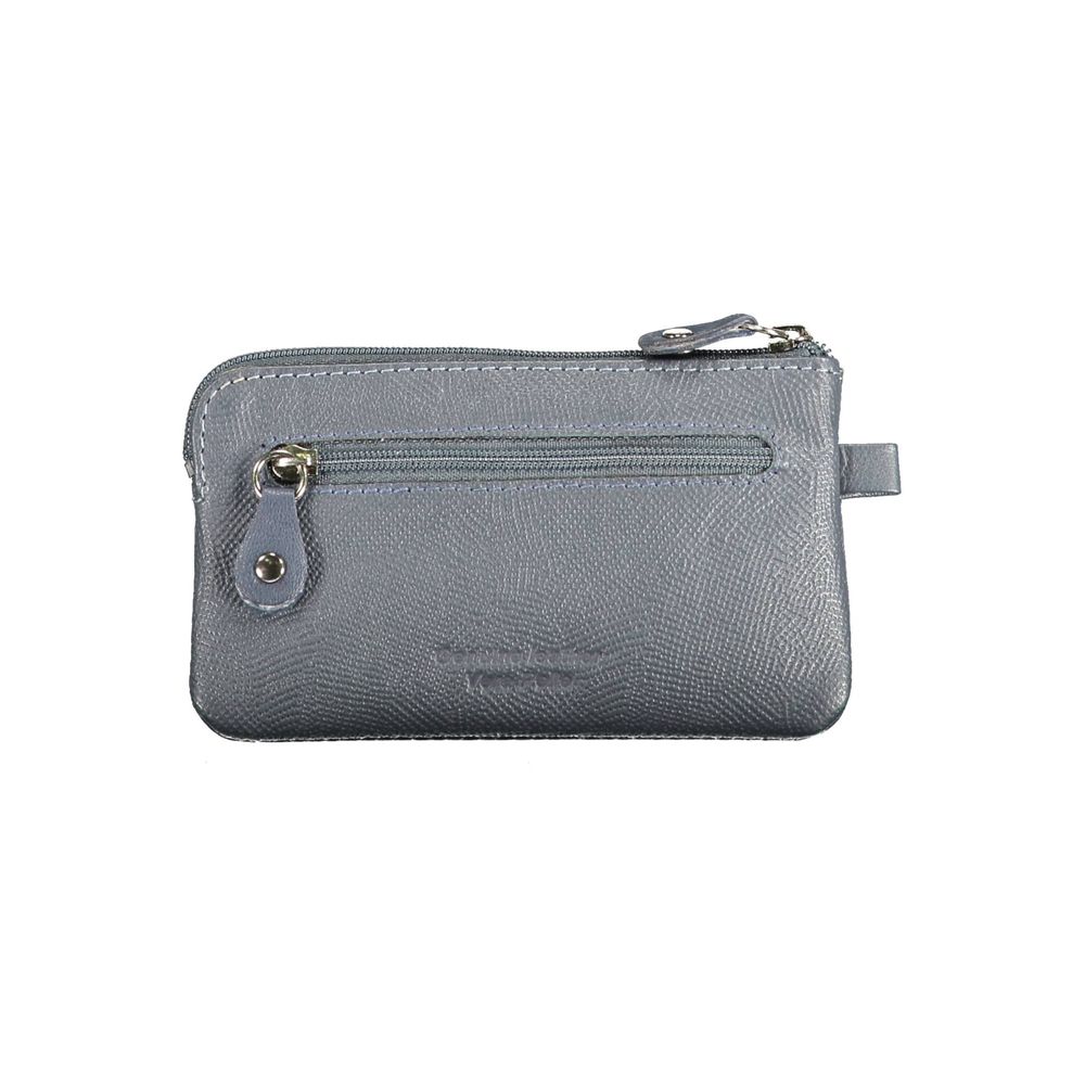 Blue Leather Wallet