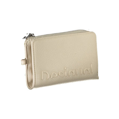 Beige Polyethylene Wallet