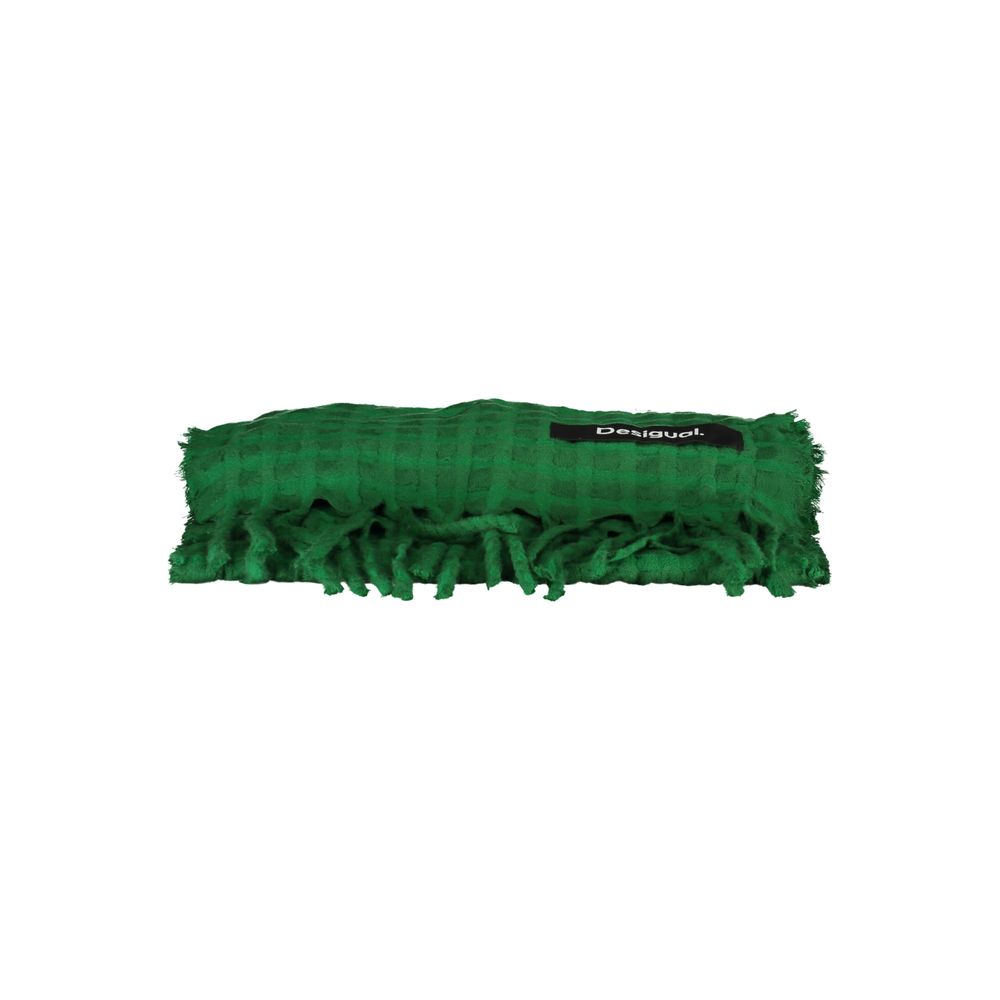 Green Polyester Scarf