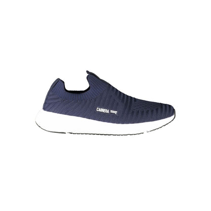 Blue Polyester Sneaker