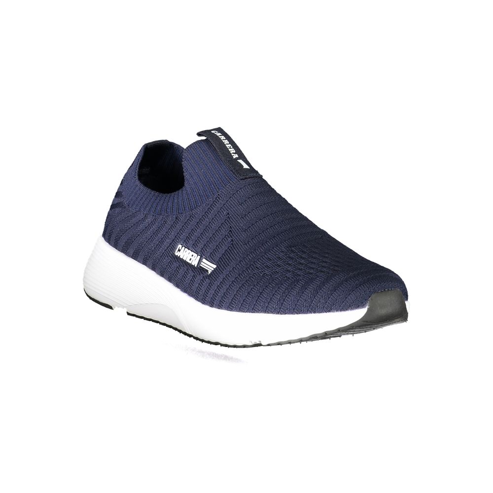 Blue Polyester Sneaker