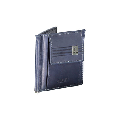 Blue Leather Wallet