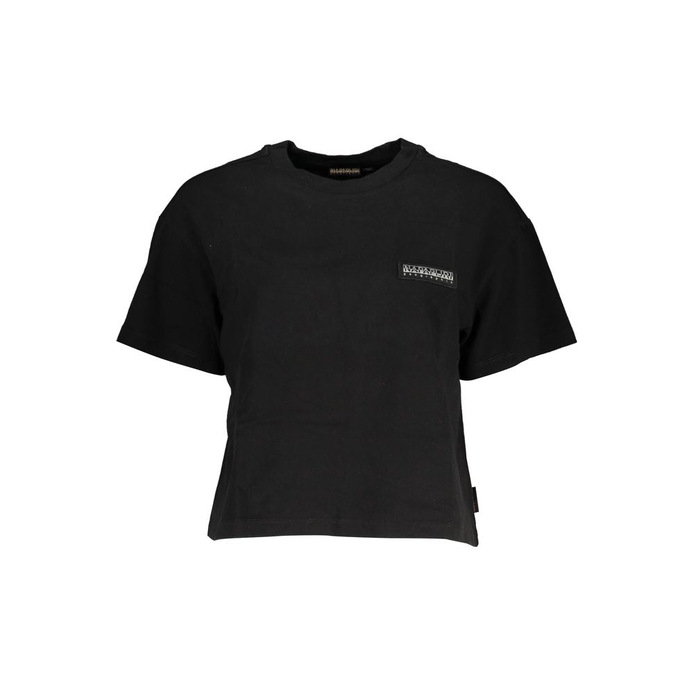 Black Cotton Tops & T-Shirt