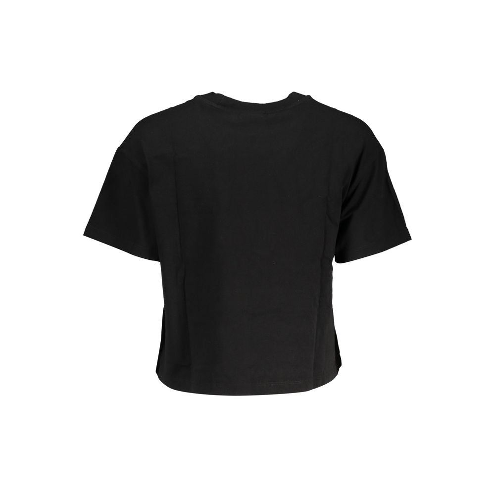 Black Cotton Tops & T-Shirt