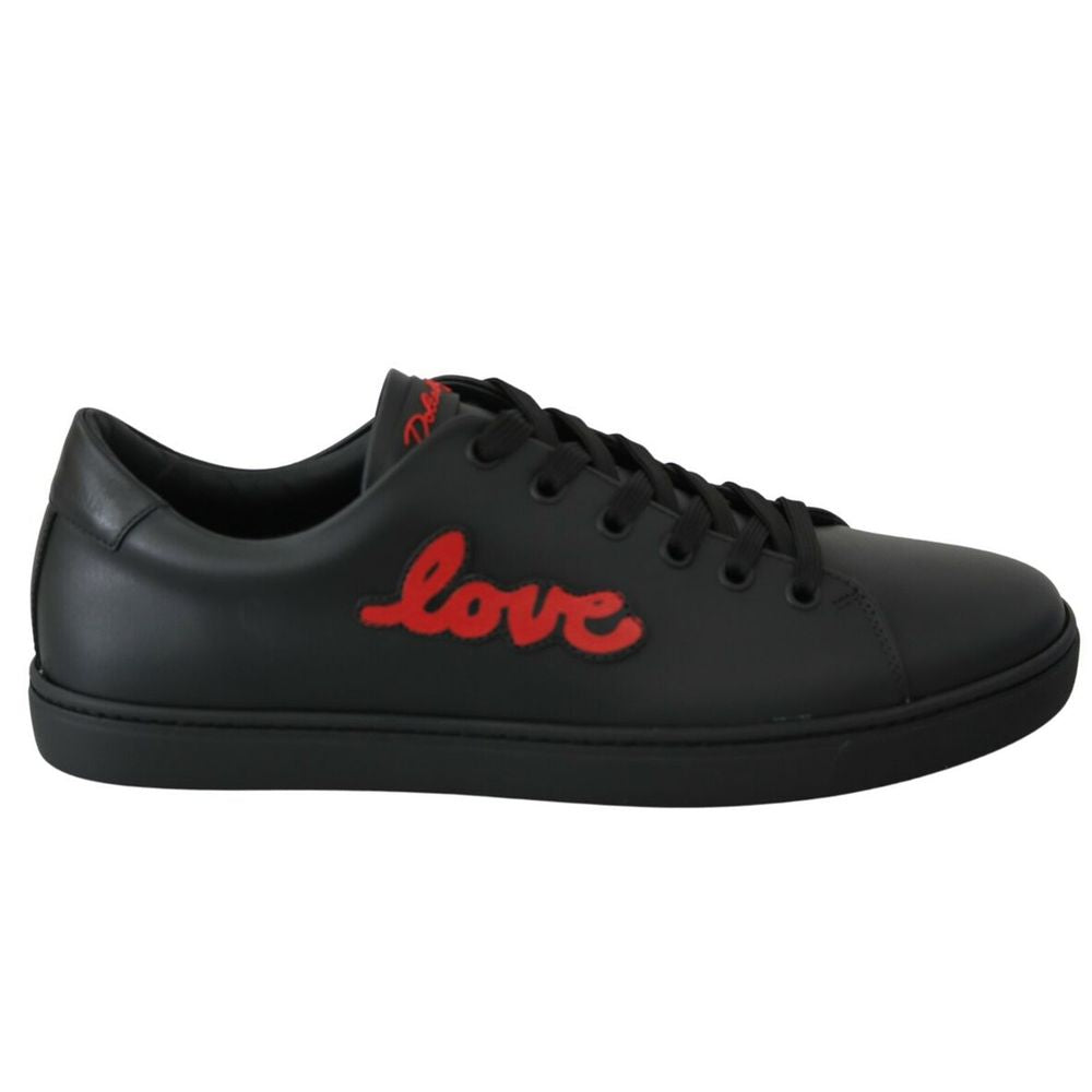 Black Leather Di Calfskin Sneaker