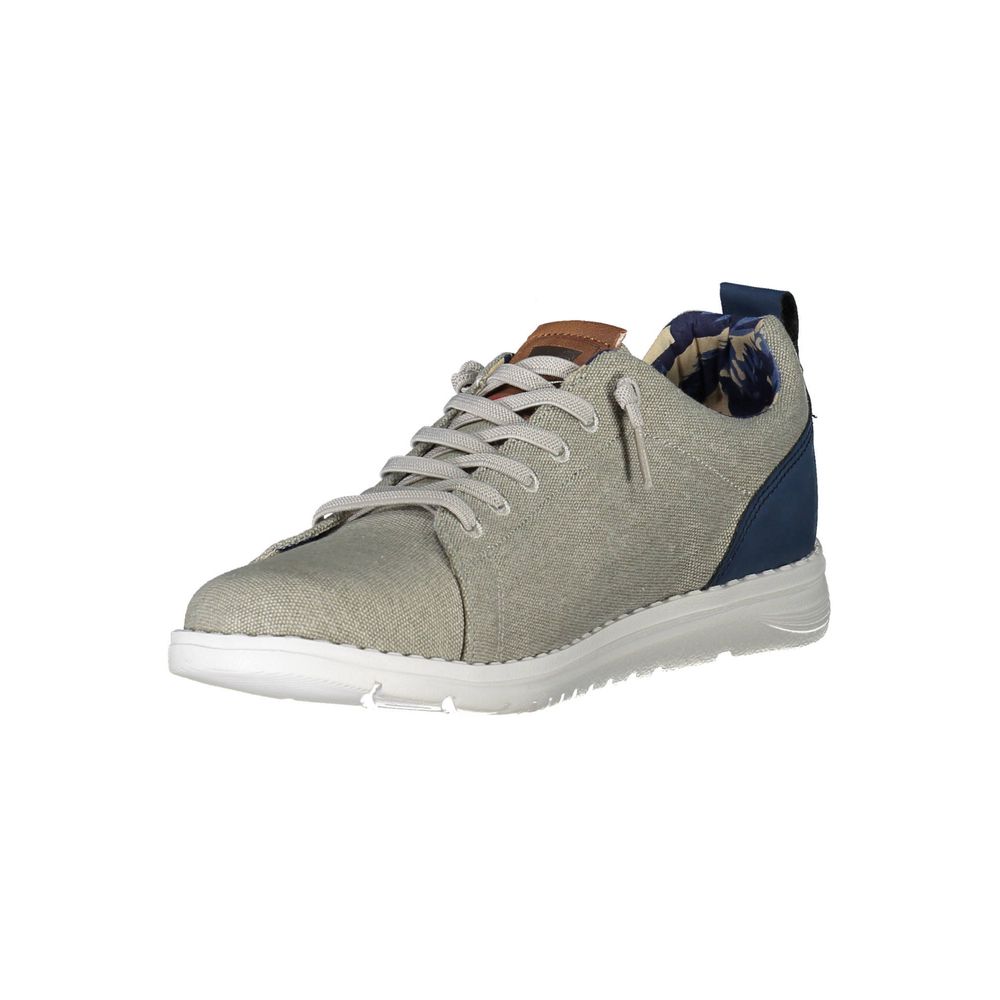 Gray Polyester Sneaker