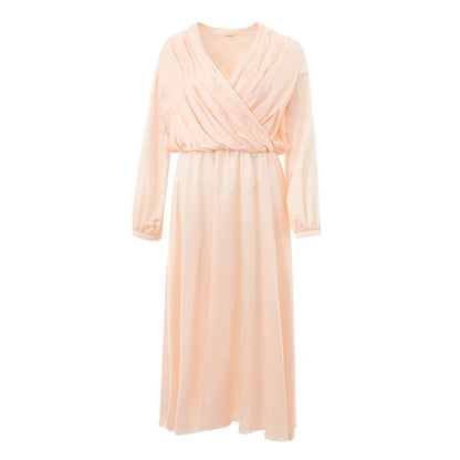 Silken Elegance Pink Dress