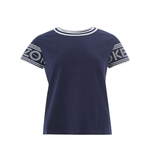 Elegant Blue Cotton Kenzo Top for Women