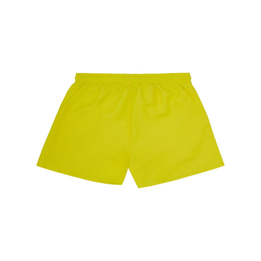 Sun-Kissed Yellow Swim Shorts for Men