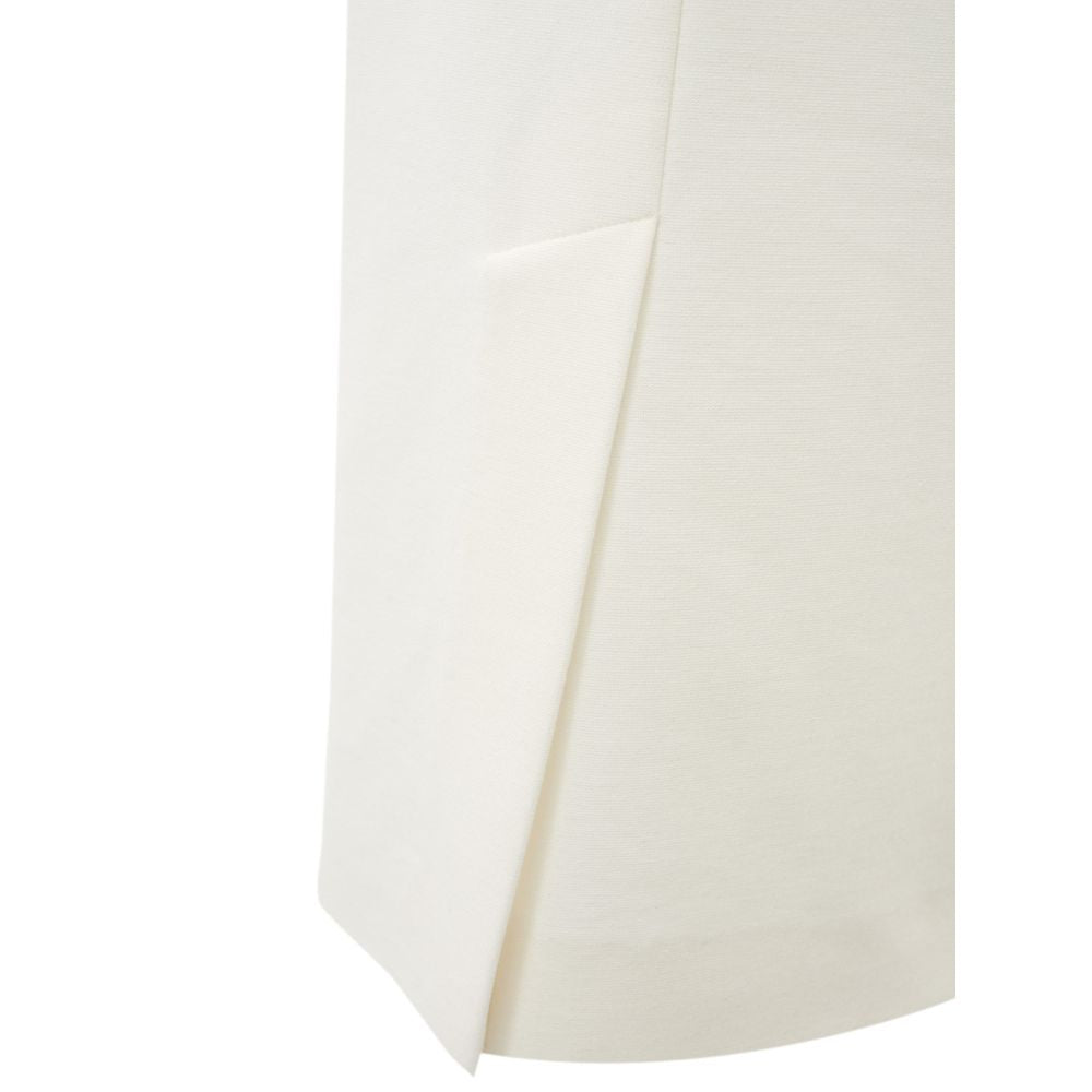 White Viscose Skirt